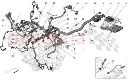 Part Diagram for Maserati 670054026