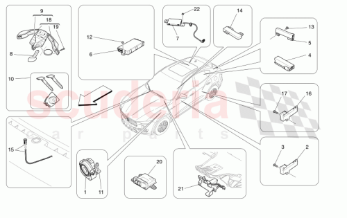 Part Diagram for Maserati 670153633