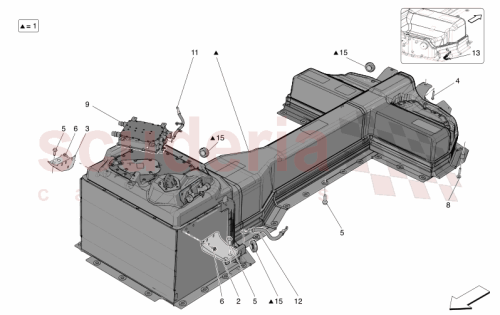 Part Diagram for Maserati 670295236