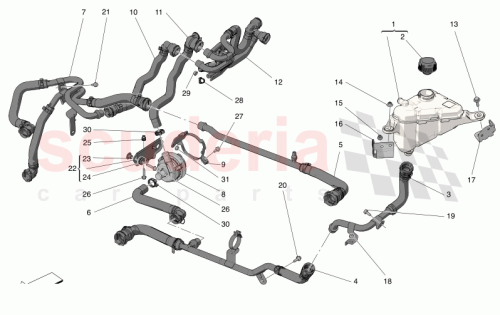 Part Diagram for Maserati 670303875
