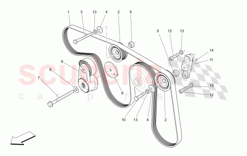 Part Diagram for Maserati 290823