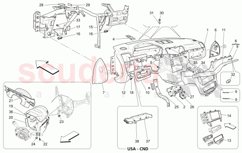 Part Diagram for Maserati 82133349