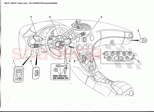 Part Diagram for Maserati 383300108