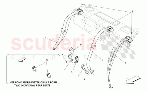Part Diagram for Maserati 670015001