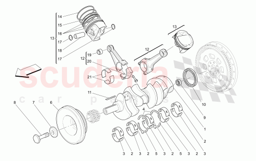 Part Diagram for Maserati 182969