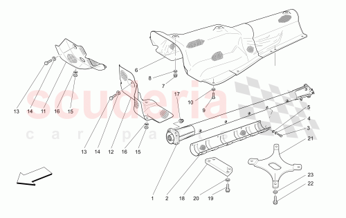 Part Diagram for Maserati 14307821