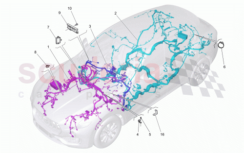 Part Diagram for Maserati 670105874