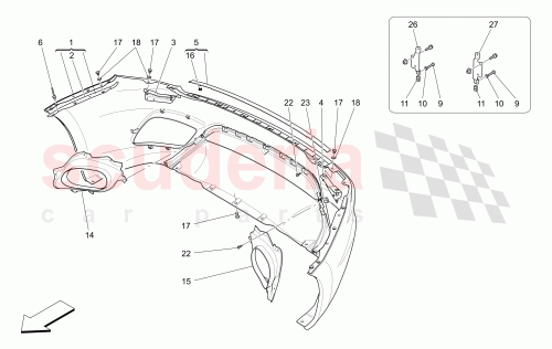 Part Diagram for Maserati 15688807