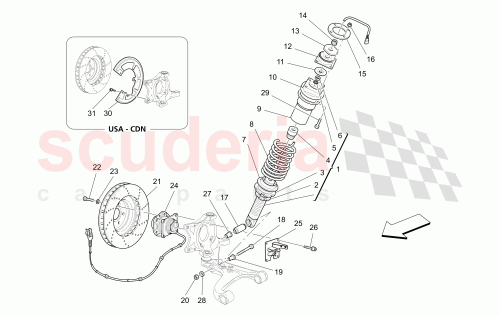 Part Diagram for Maserati 157630
