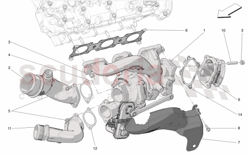 Part Diagram for Maserati 670054108