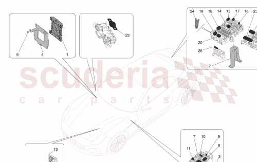 Part Diagram for Maserati 670213289