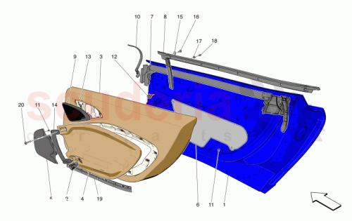 Part Diagram for Maserati 670295911