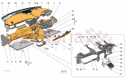 Part Diagram for Maserati 670158253