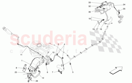 Part Diagram for Maserati 670155080