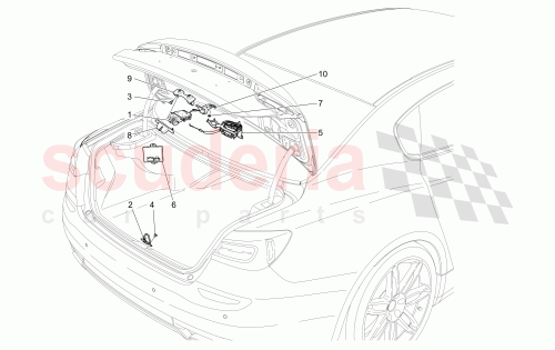 Part Diagram for Maserati 670037049