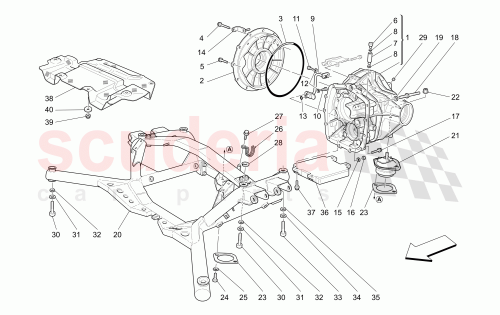 Part Diagram for Maserati 16287921