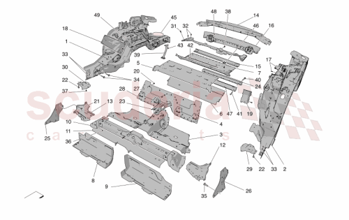 Part Diagram for Maserati 675002342