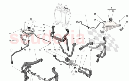 Part Diagram for Maserati 675001653