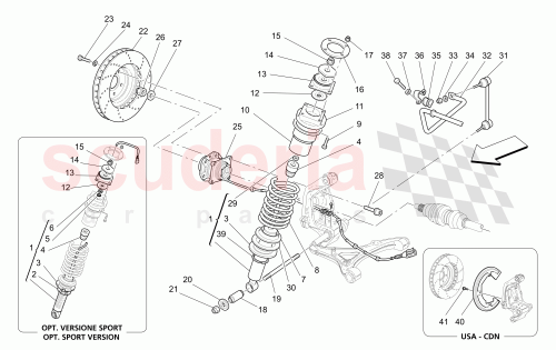 Part Diagram for Maserati 163599