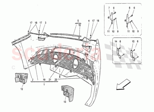 Part Diagram for Maserati 15688075