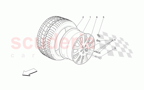 Part Diagram for Maserati 285352