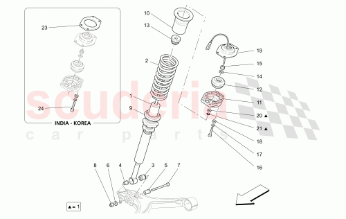 Part Diagram for Maserati 248252
