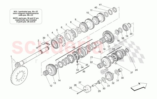 Part Diagram for Maserati 183976