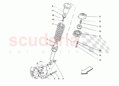 Part Diagram for Maserati 179555