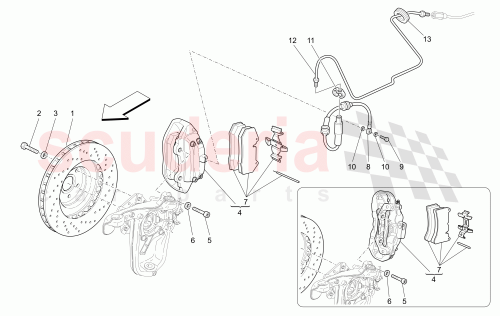 Part Diagram for Maserati 82102603
