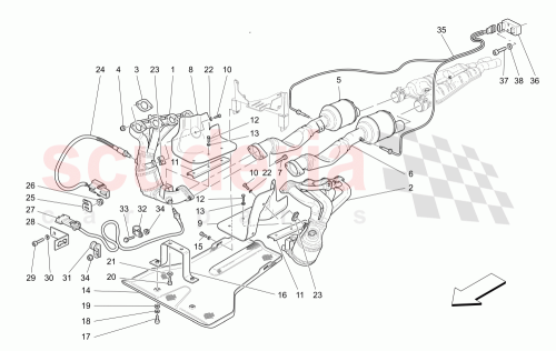 Part Diagram for Maserati 188131