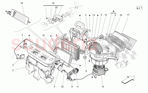 Part Diagram for Maserati 673003284