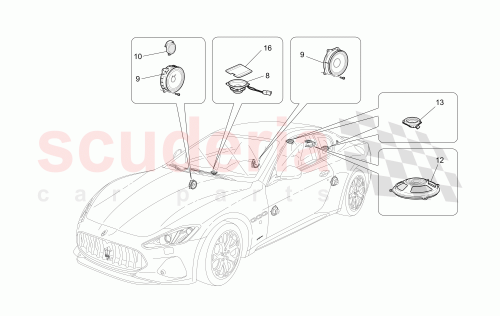 Part Diagram for Maserati 350597