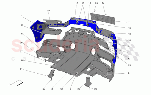 Part Diagram for Maserati 673017050