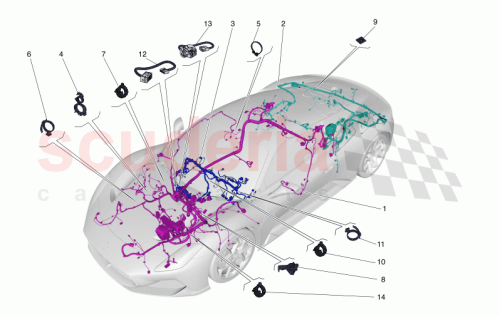 Part Diagram for Maserati 910044700
