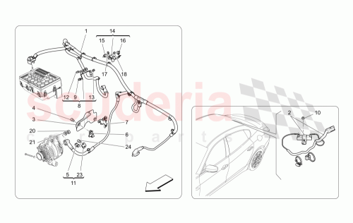 Part Diagram for Maserati 291576