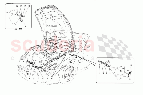 Part Diagram for Maserati 14569580