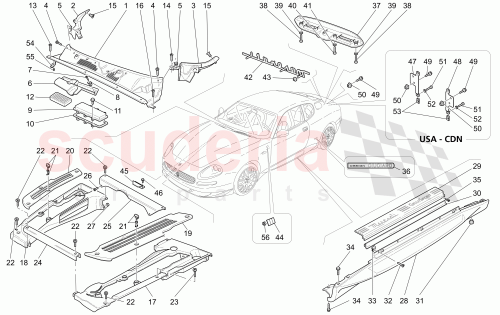 Part Diagram for Maserati 68289000