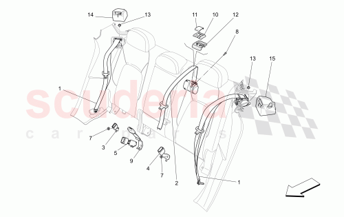 Part Diagram for Maserati 670088281