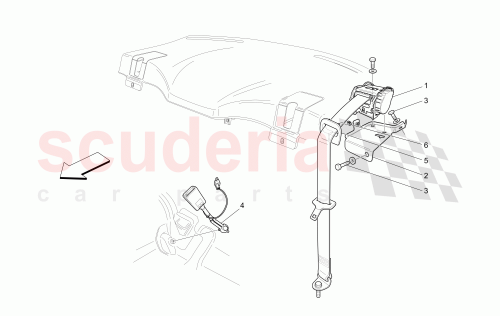 Part Diagram for Maserati 68647200