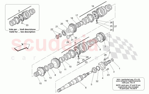 Part Diagram for Maserati 208624