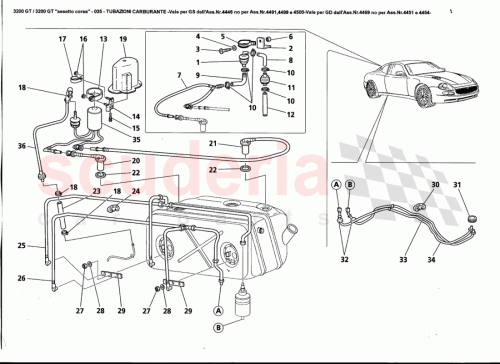 Part Diagram for Maserati 66294500