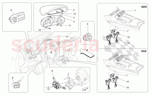 Part Diagram for Maserati 350578