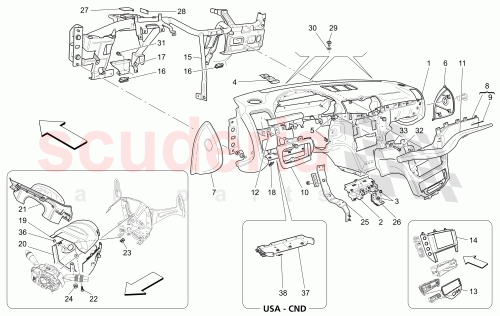 Part Diagram for Maserati 84803349