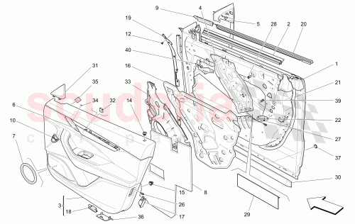 Part Diagram for Maserati 673005979