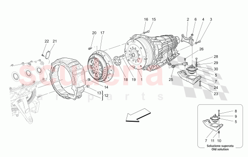 Part Diagram for Maserati 224280