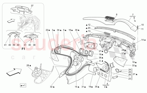 Part Diagram for Maserati 981103113