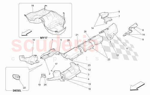 Part Diagram for Maserati 675000047