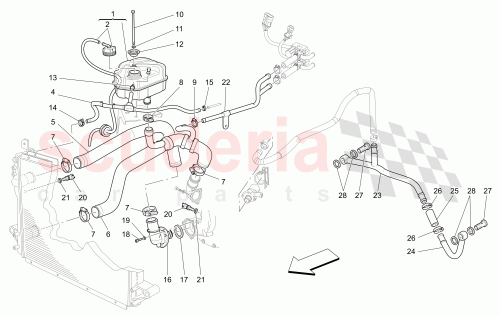 Part Diagram for Maserati 245321