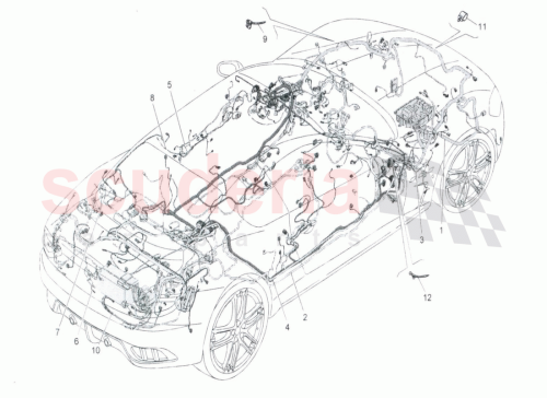Part Diagram for Maserati 230265