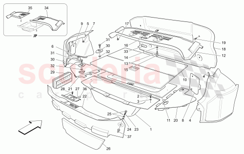 Part Diagram for Maserati 81338913